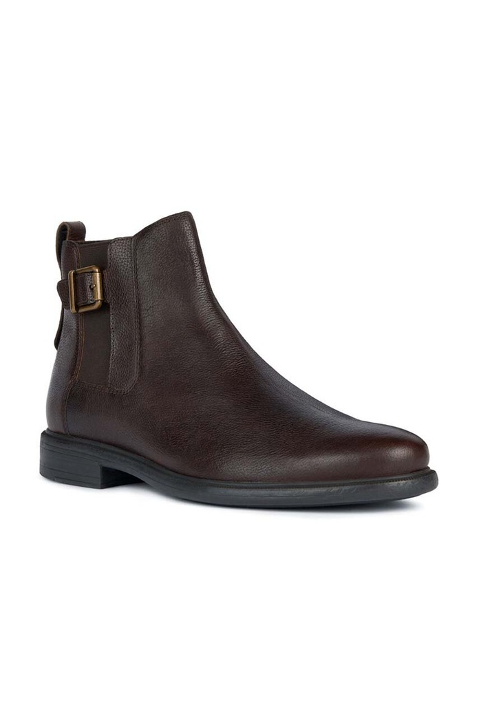 Geox bőr bokacsizma U TERENCE B U367HB.00046.C6024 barna AW23