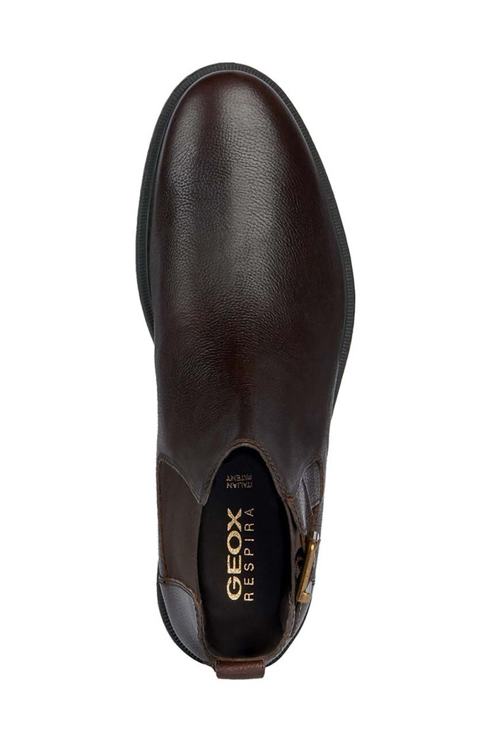Geox bőr bokacsizma U TERENCE B U367HB.00046.C6024 barna