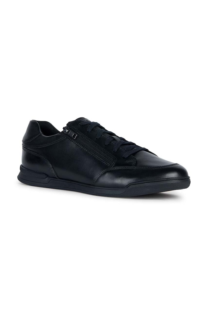 Kožené sneakers boty Geox U CORDUSIO D U36FWD.00043.C9999 černá AW24