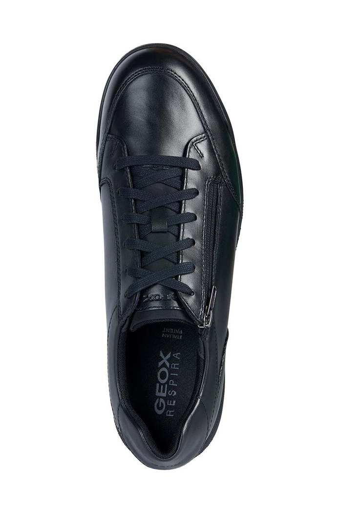 Kožené sneakers boty Geox U CORDUSIO D U36FWD.00043.C9999 černá