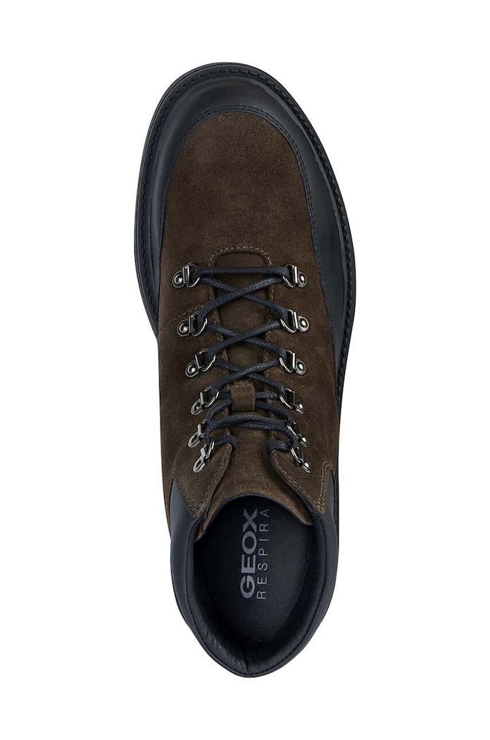 Geox trapery skórzane U LAGORAI + GRIP B U36G0B.00023.C3009 zielony