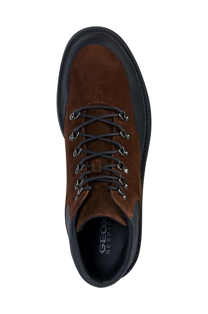 Semišové boty Geox U LAGORAI + GRIP B U36G0B.00023.C6003 hnědá