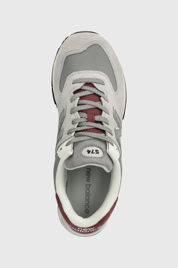 Semišové tenisky New Balance U574KBR šedá U574KBR
