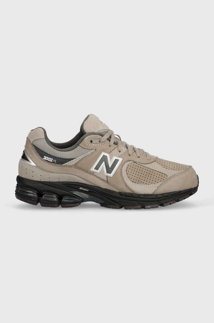 Tenisky New Balance M2002REG semišová kůže hnědá M2002REG