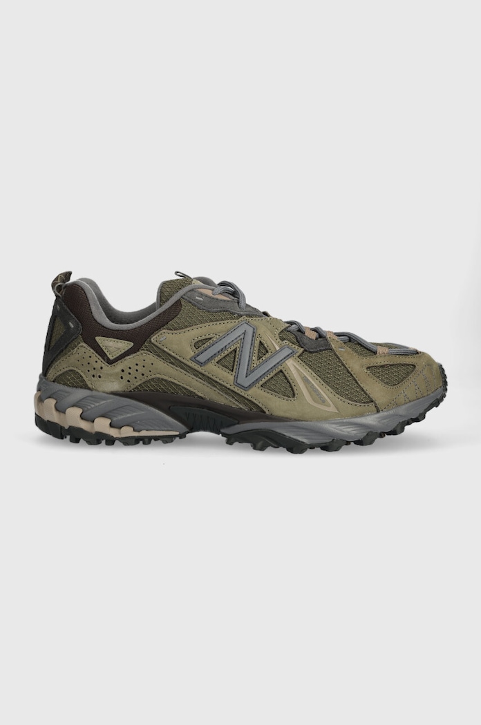 New Balance sneakersy ML610TM skóra zamszowa zielony ML610TM