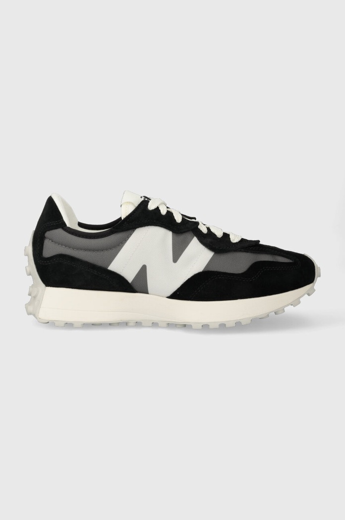 Tenisice New Balance U327WEM brušena koža crna U327WEM