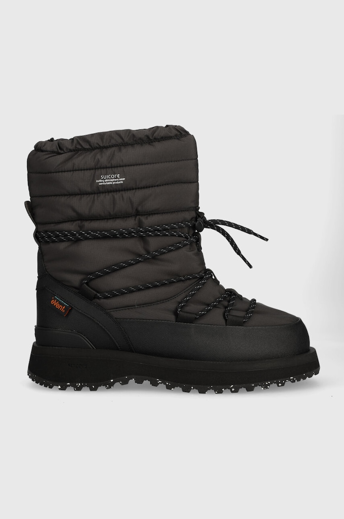 Suicoke śniegowce imitacja skóry licowej czarny OG340evabHILACE