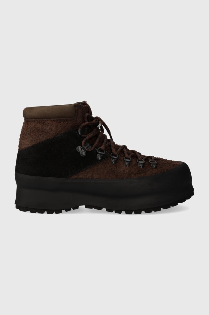 Diemme buty zamszowe skóra zamszowa brązowy DI23FWROM.F01S007DKB