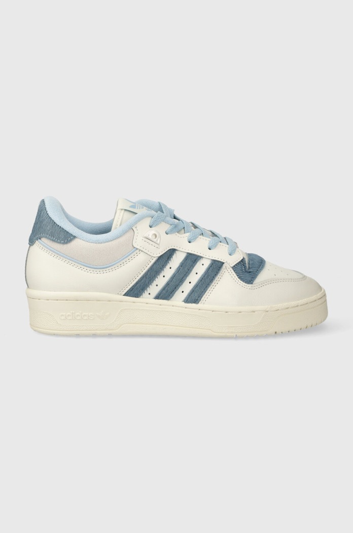 adidas Originals sneakersy skórzane Rivalry Low 86 skóra zamszowa beżowy IE7137