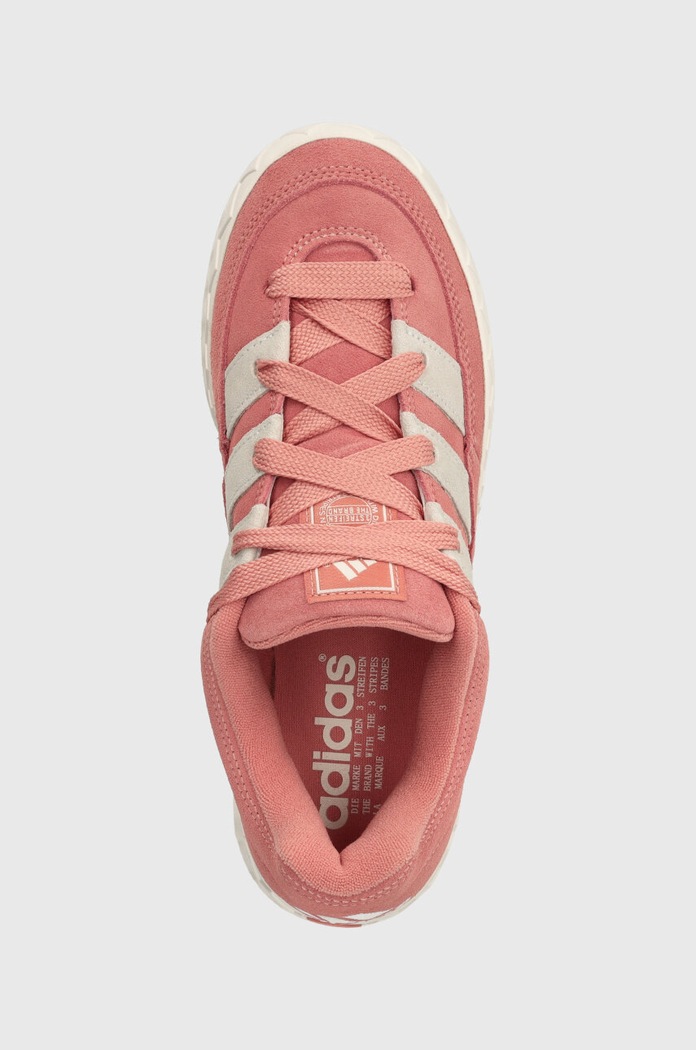 Semišové tenisky adidas Originals ružová IE9862