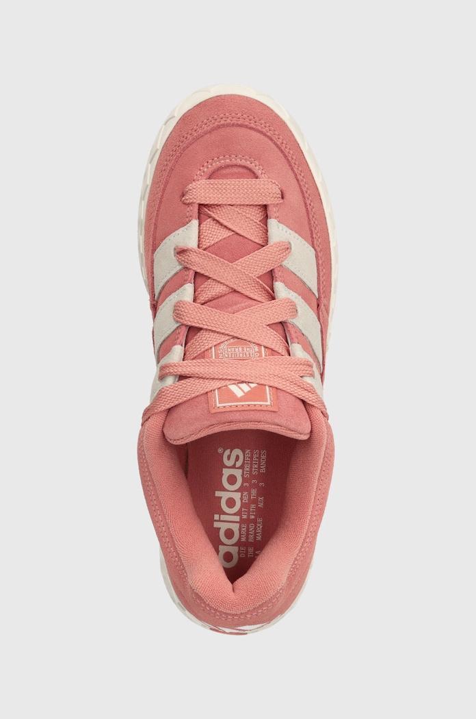 Semišové tenisky adidas Originals ružová IE9862