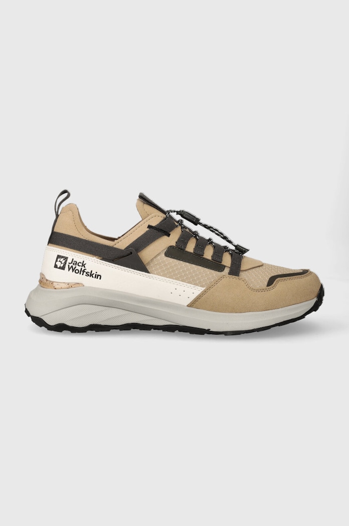Topánky Jack Wolfskin DROMOVENTURE ATHLETIC LOW textilný béžová 4057011