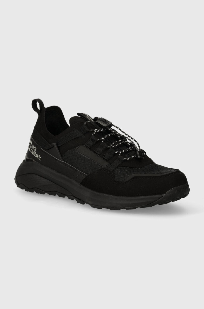 Jack Wolfskin cipő Dromoventure Athletic Low textil fekete 4057011