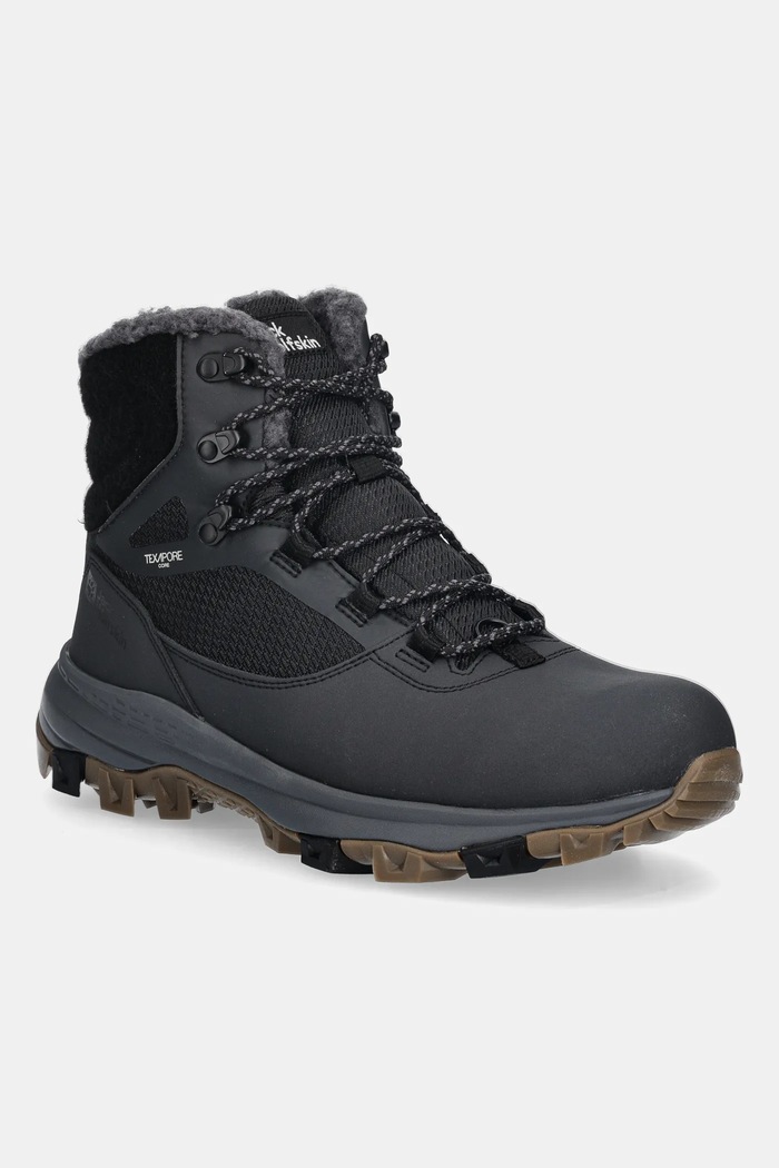 Topánky Jack Wolfskin Everquest Texapore High textilný čierna 4053621