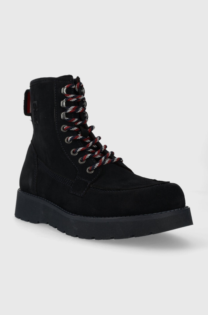 Tommy Hilfiger Buty zamszowe TH AMERICAN SUEDE BOOT FM0FM04667 granatowy AW23