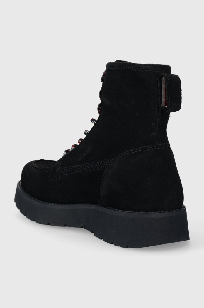 Obuwie Tommy Hilfiger Buty zamszowe TH AMERICAN SUEDE BOOT FM0FM04667 granatowy
