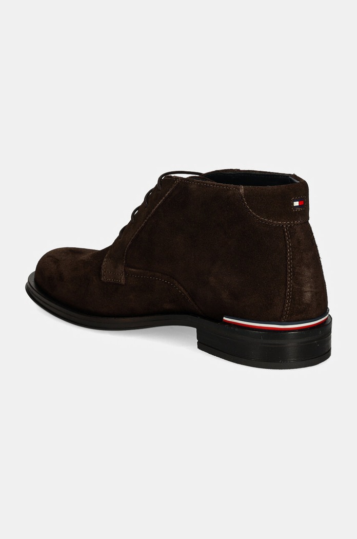 Παπούτσια Σουέτ παπούτσια Tommy Hilfiger CORE RWB HILFIGER SUEDE L BOOT FM0FM04805 καφέ