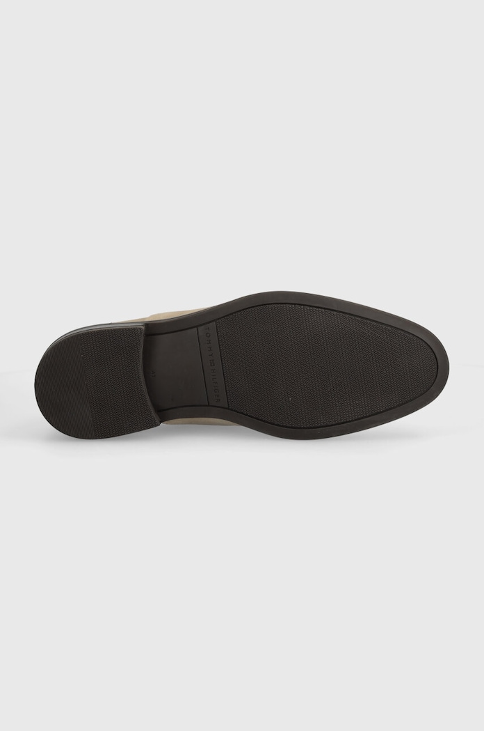 Cipele od brušene kože Tommy Hilfiger CORE RWB SUEDE SHOE FM0FM04868 bež