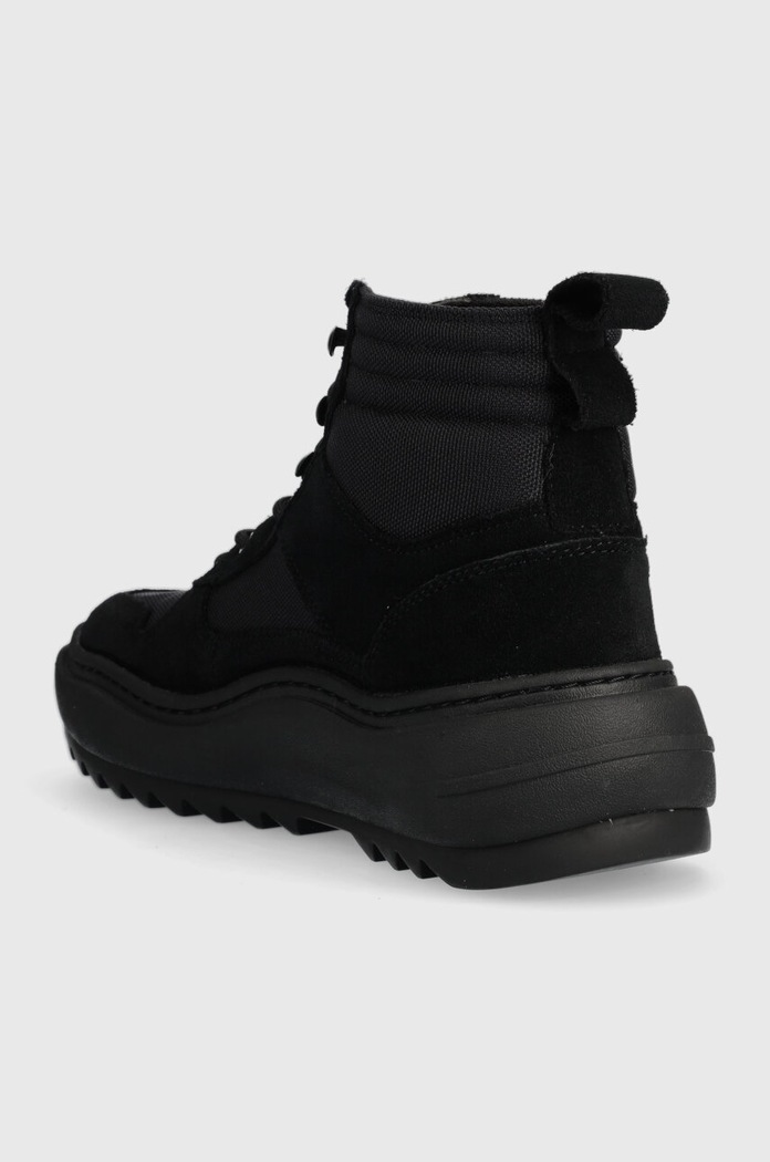 Boty Tenisky Tommy Jeans TJM MIX MATERIAL BOOT EM0EM01245 černá