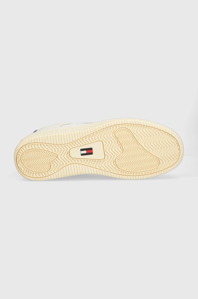 Tommy Jeans sneakersy skórzane TJM BASKET COLOR EM0EM01255 biały