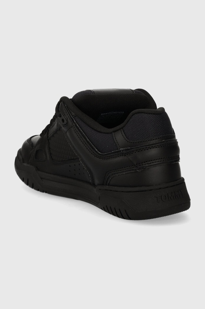 Παπούτσια Sneakers Tommy Jeans TJM LEATHER SKATER TONGUE EM0EM01260 μαύρο