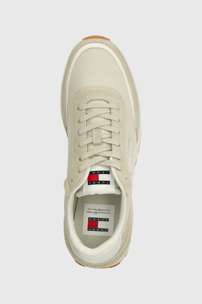 Tommy Jeans sneakersy TJM TECHNICAL RUNNER beżowy EM0EM01265