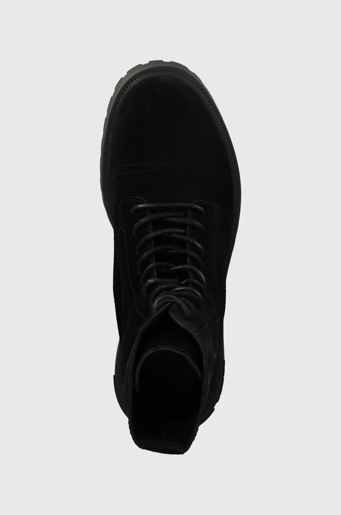 Semišové boty Tommy Jeans TJM CASUAL BOOT SUEDE černá EM0EM01336