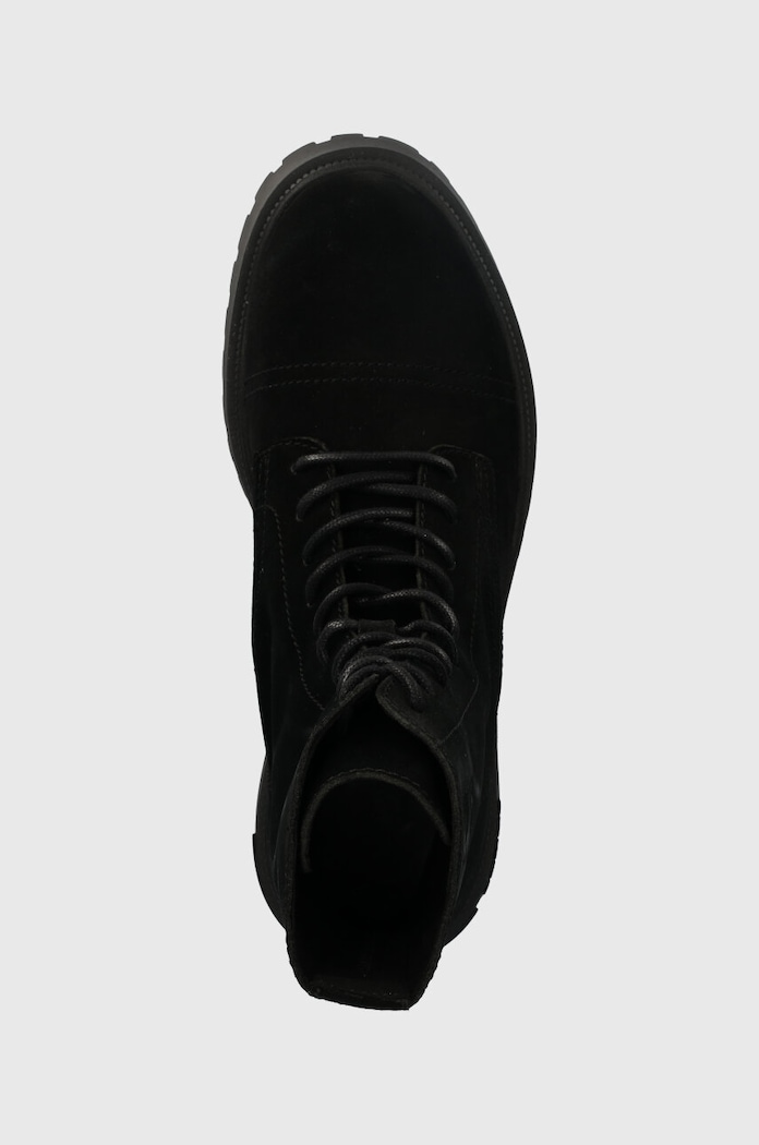 Semišové boty Tommy Jeans TJM CASUAL BOOT SUEDE černá EM0EM01336