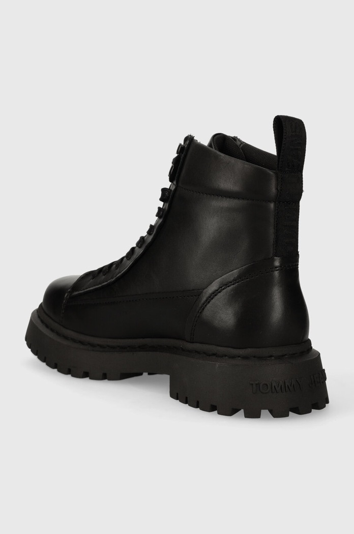 Παπούτσια Αρβύλες Tommy Jeans TJM LACE UP BOOT EM0EM01363 μαύρο