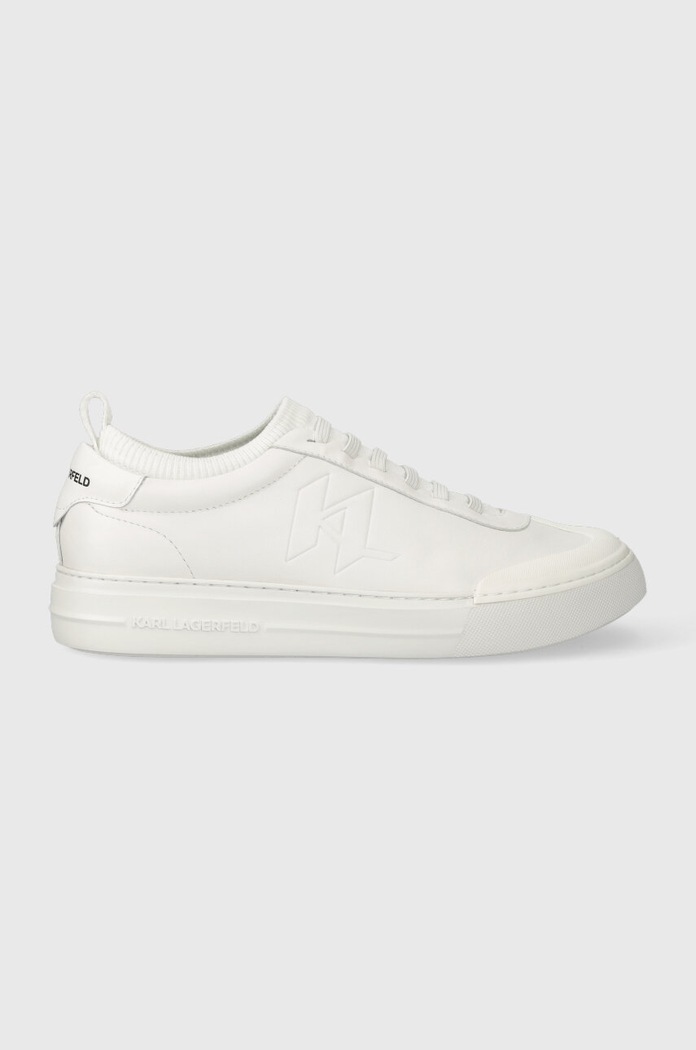 Δερμάτινα sneakers Karl Lagerfeld T/KAP KC υφασμάτινο λευκό KL51423.011