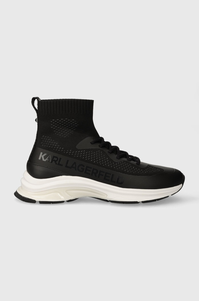 Tenisky Karl Lagerfeld LUX FINESSE usňová koža čierna KL53141.K00