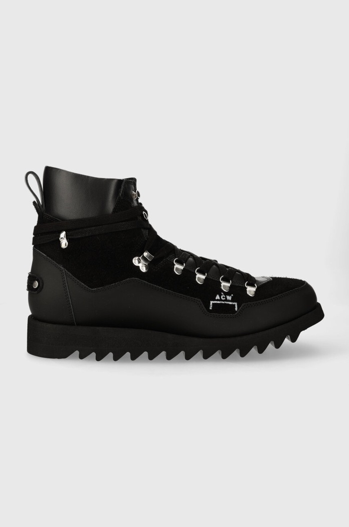 A-COLD-WALL* buty zamszowe ALPINE BOOT skóra licowa czarny ACWUF093