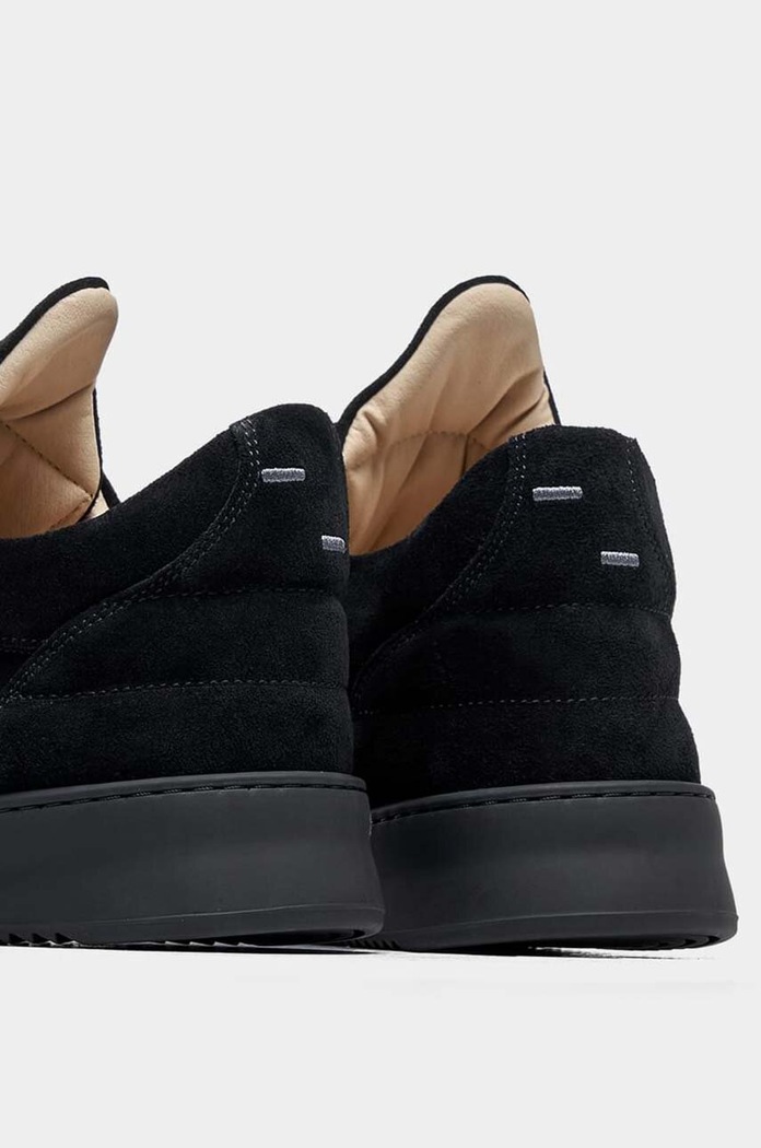 Semišové tenisky Filling Pieces Low Top Suede čierna 10122791847