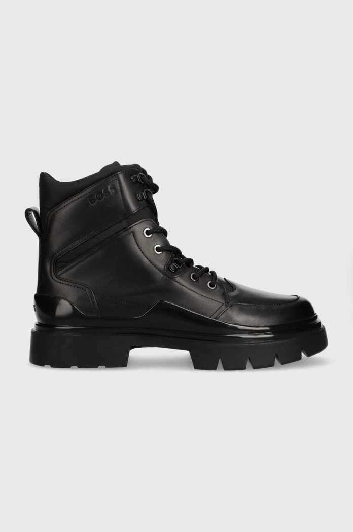BOSS bocanci de piele Chanan casual negru 50503936.005