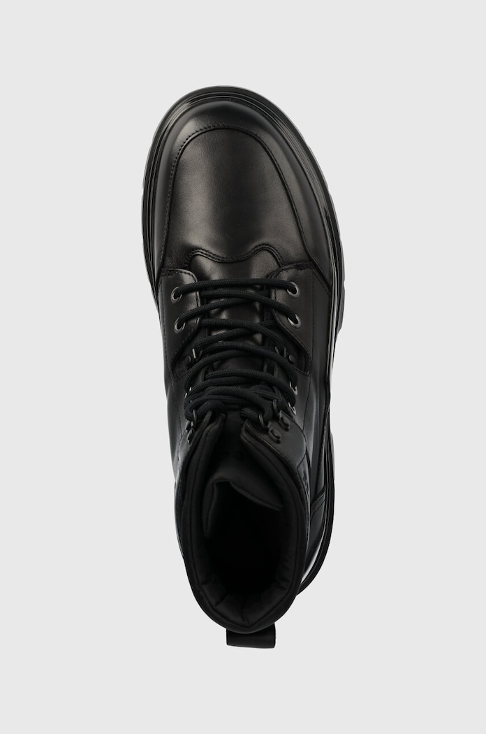 BOSS bocanci de piele Chanan negru 50503936.005