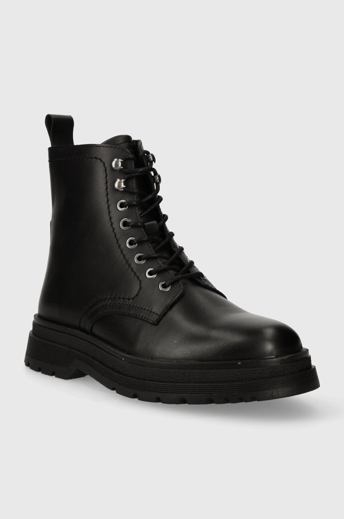 Kožená obuv Marc O'Polo 30825896301100.990 čierna AW23