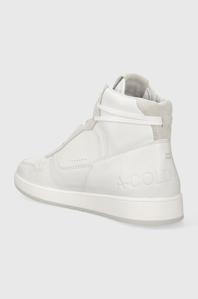 Obuwie A-COLD-WALL* Sneakersy skórzane LUOL HI TOP ACWUF085B biały