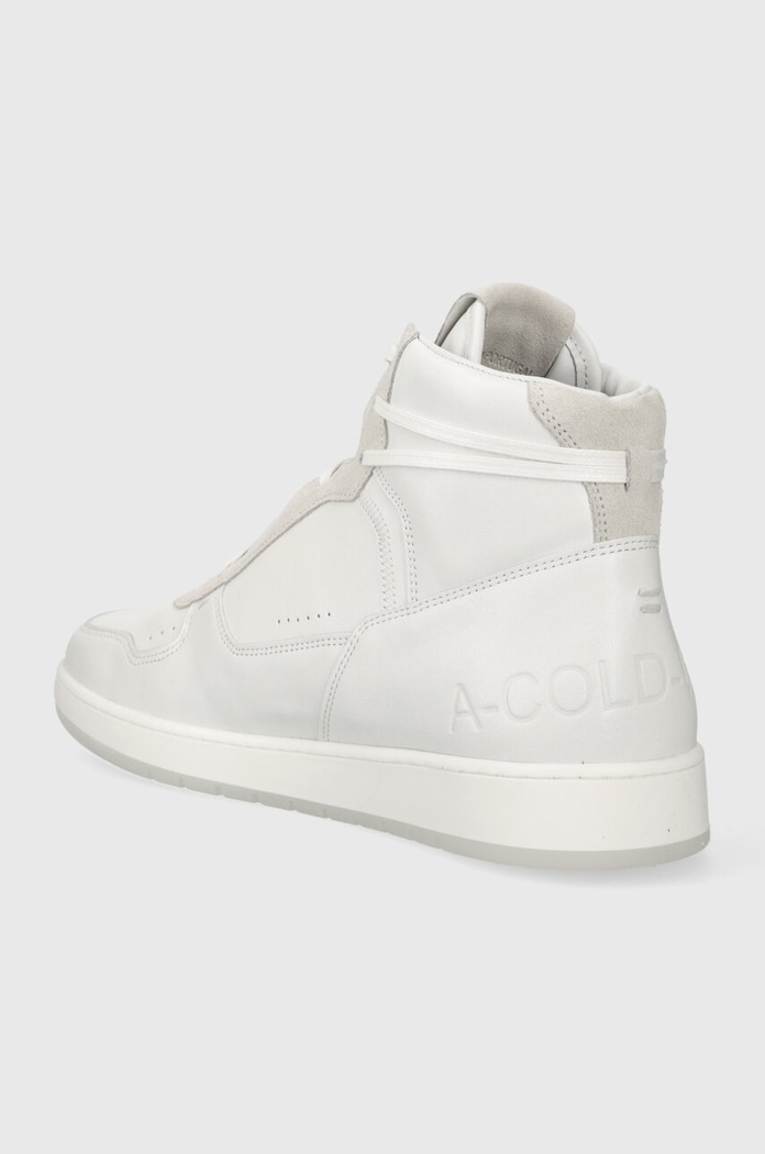 Obuwie A-COLD-WALL* Sneakersy skórzane LUOL HI TOP ACWUF085B biały