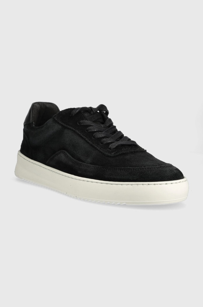 Σουέτ sneakers Filling Pieces 46733731284 μαύρο AW23