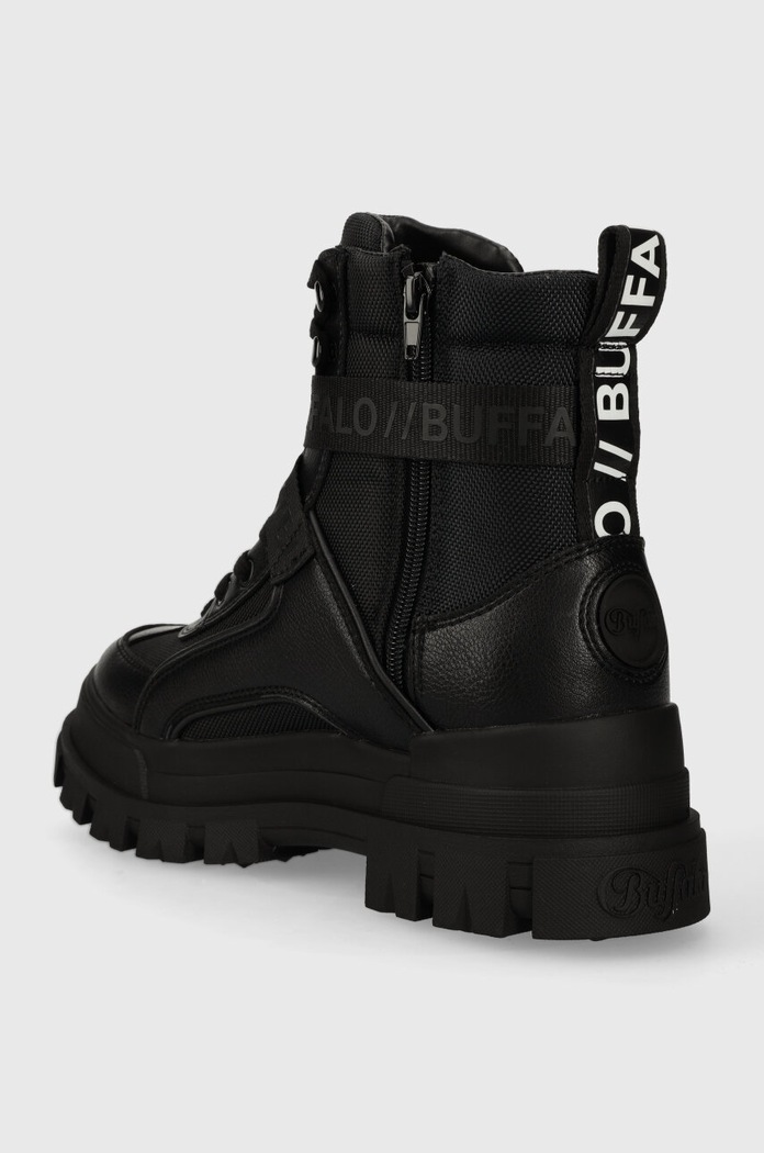 Obuwie Buffalo Buty Aspha Com1 1400009.BLK czarny