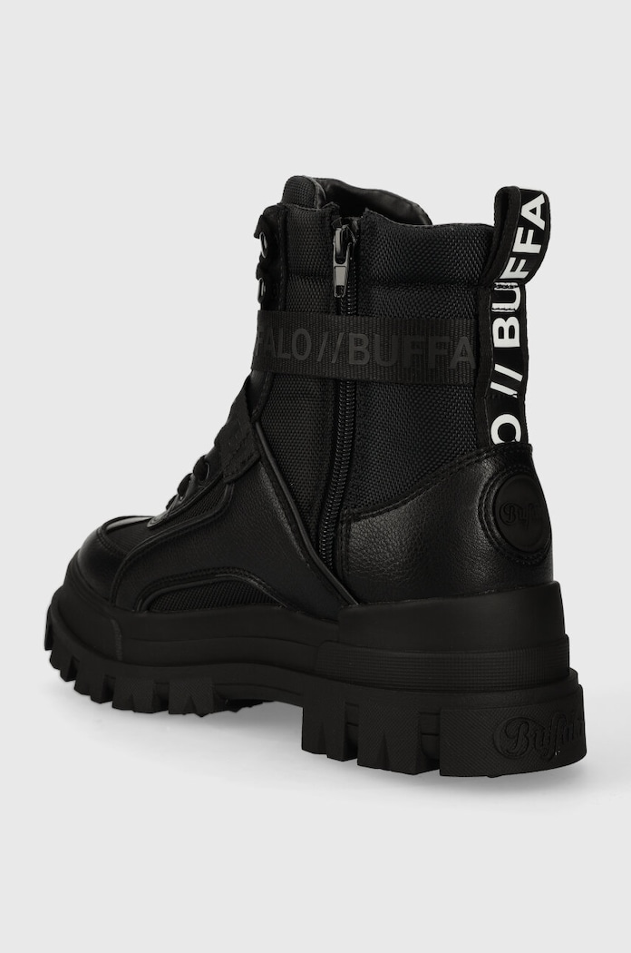 Obuwie Buffalo Buty Aspha Com1 1400009.BLK czarny