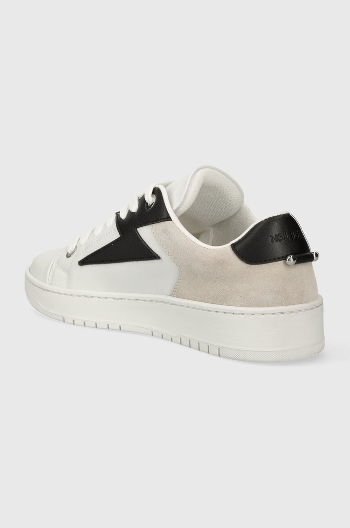 Παπούτσια Δερμάτινα sneakers Neil Barett DURAN PBCT375B.V9002.9867 λευκό