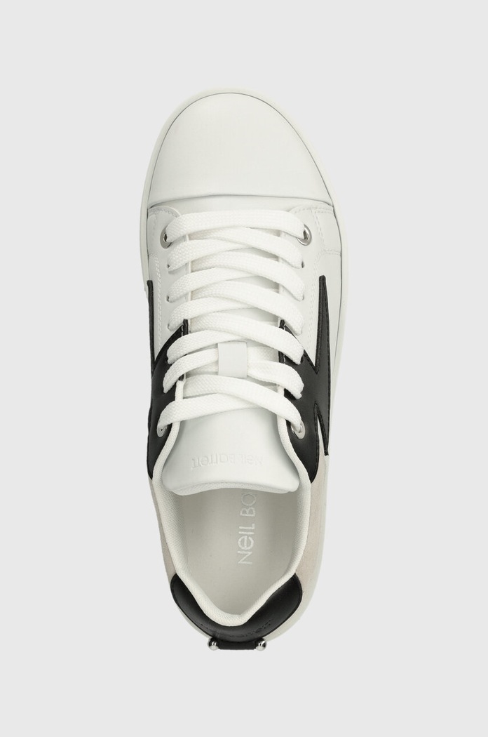 Δερμάτινα sneakers Neil Barett DURAN λευκό PBCT375B.V9002.9867