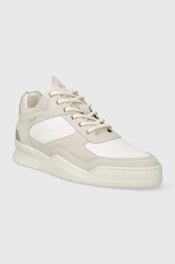 Δερμάτινα sneakers Filling Pieces Low Top Panelled 10120631855 γκρί AW23