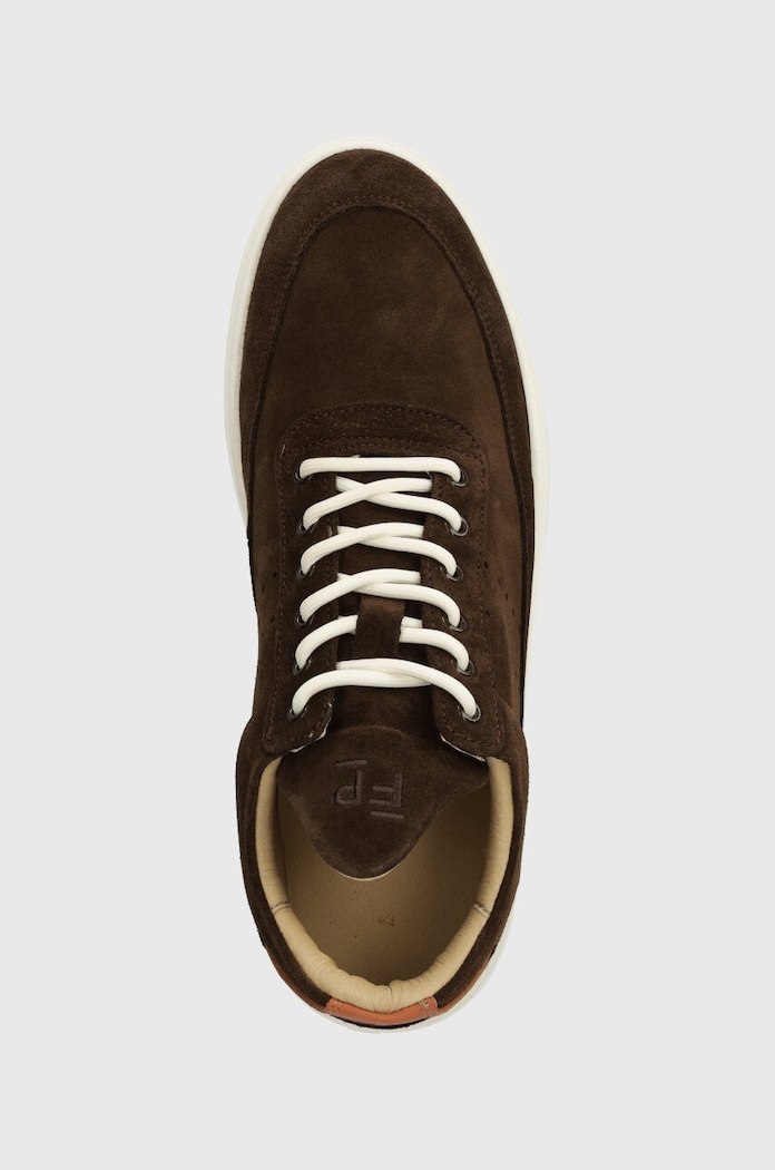 Σουέτ sneakers Filling Pieces Low Top Suede καφέ 10123081933