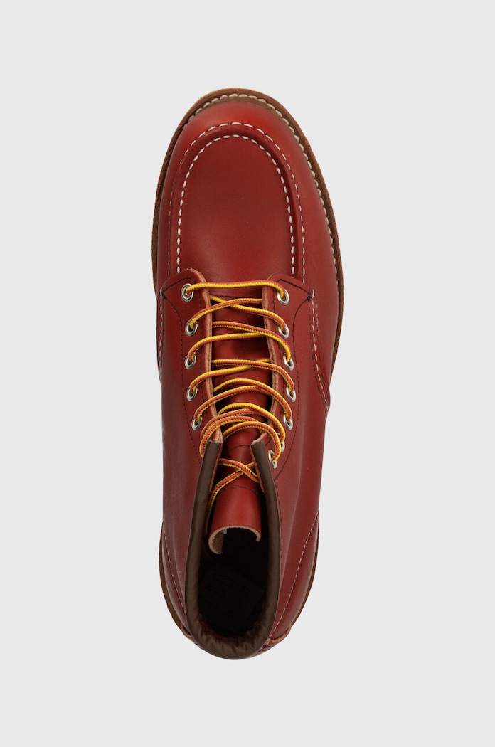 Red Wing scarpe in pelle 6-INCH Classic Moc rosso 8875