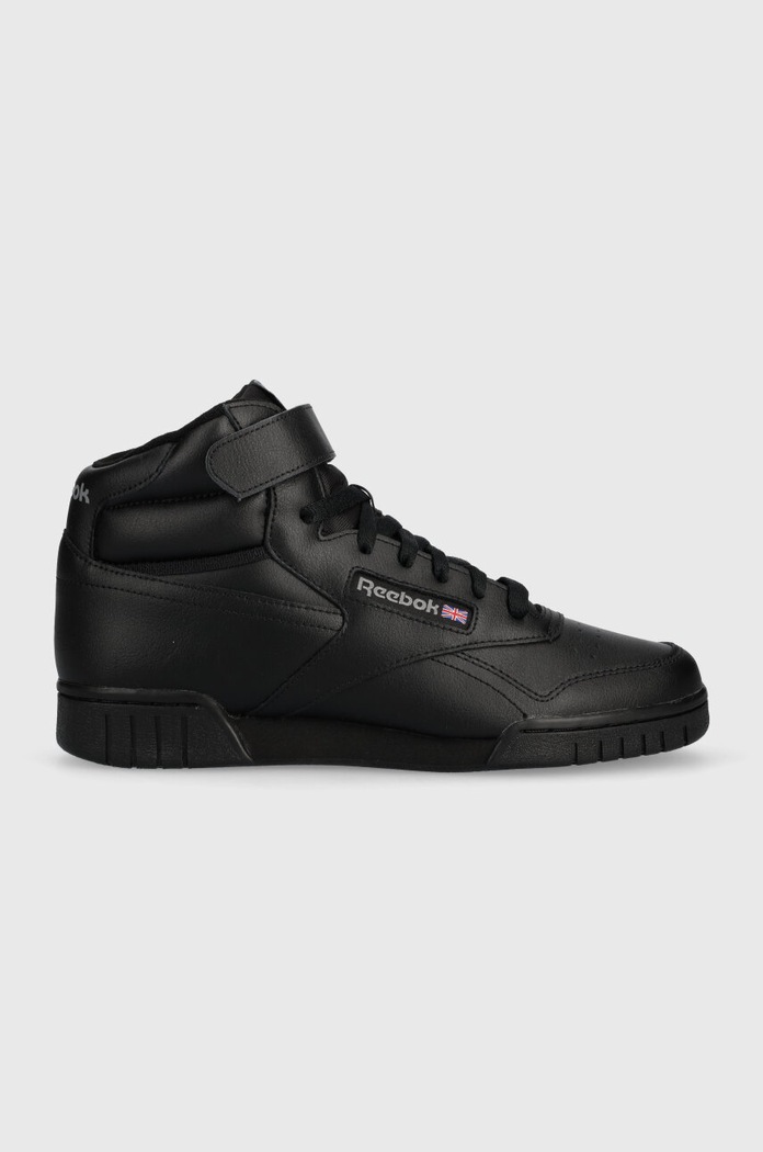 Reebok sneakers in pelle EX-O-FIT HI pelle rivestita nero 100000109