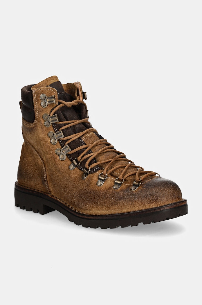 Σουέτ παπούτσια Astorflex ROCKFLEX χωρίς μόνωση καφέ ROCKFLEX.756.475