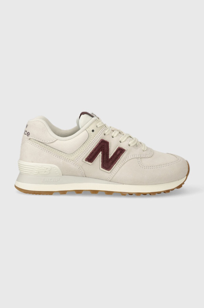 New Balance sneakersy U574NOW imitacja skóry licowej szary U574NOW