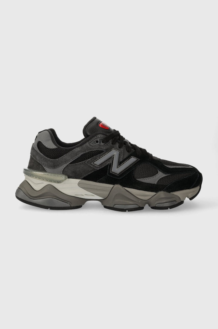 New Balance 9060 Black Castlerock Grey pelle scamosciata nero U9060BLK